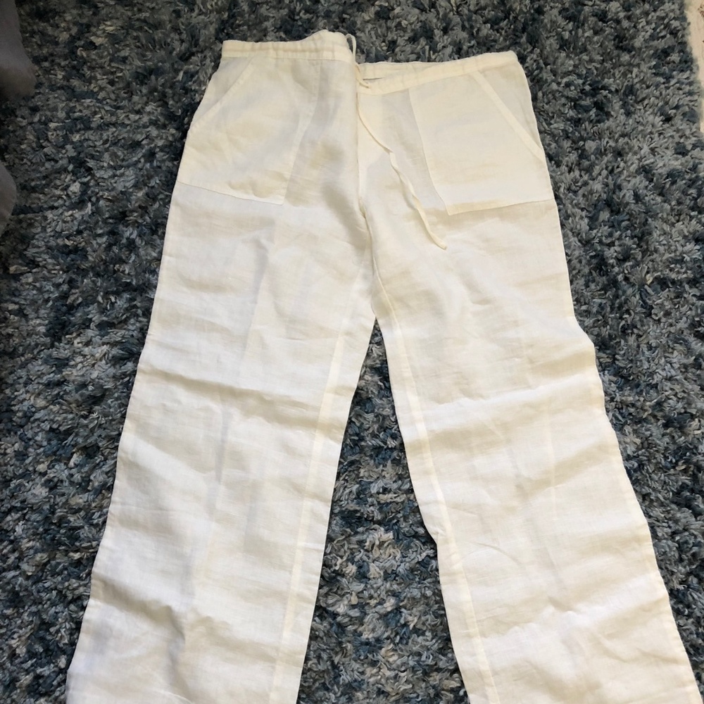 Flowy Linen Wide Leg Pants